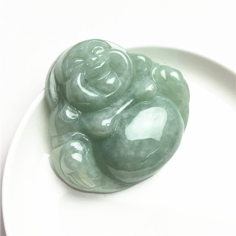 Décoration Jade Bouddha sculpture pendentif pour collier Rire Bouddha en ligne