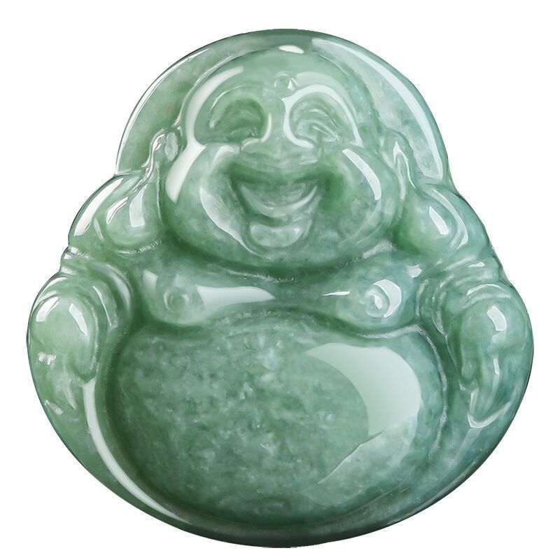 Art Collectible haute classe Jade Bouddha sculpté Jade Bouddha pendentif pour le thème de collier