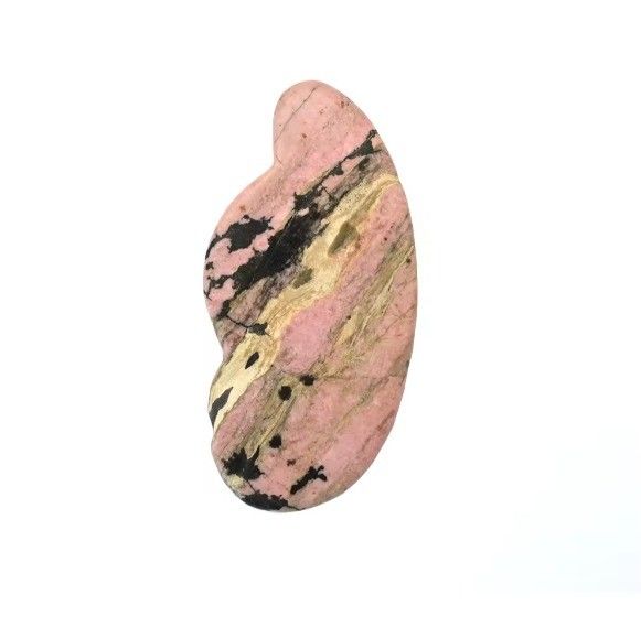 Tableau de masseur à base de Rhodonite Rose Jade Guasha pour soins de santé et besoins de santé personnels