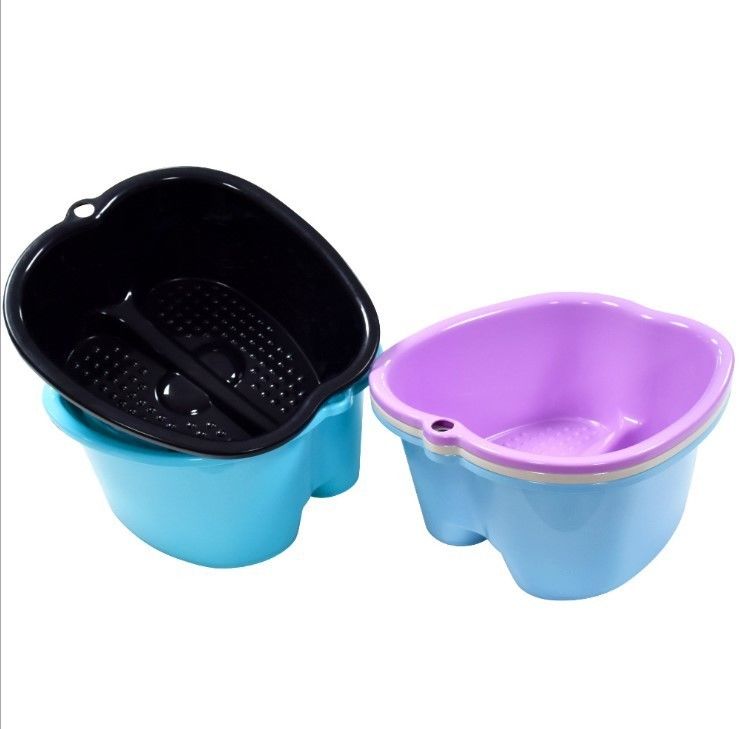 Massage des pieds, bain de pieds, pédicure, bain de pieds, masseur de pieds écologique, épaississement des pieds en plastique, immersion dans le spa, bain de pieds, massage à la cuvette.