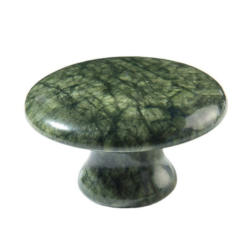 Disponibled vert foncé Xiuyan Jade Champignon Gua Sha Outil pour la guérison du corps et l' énergie thérapie