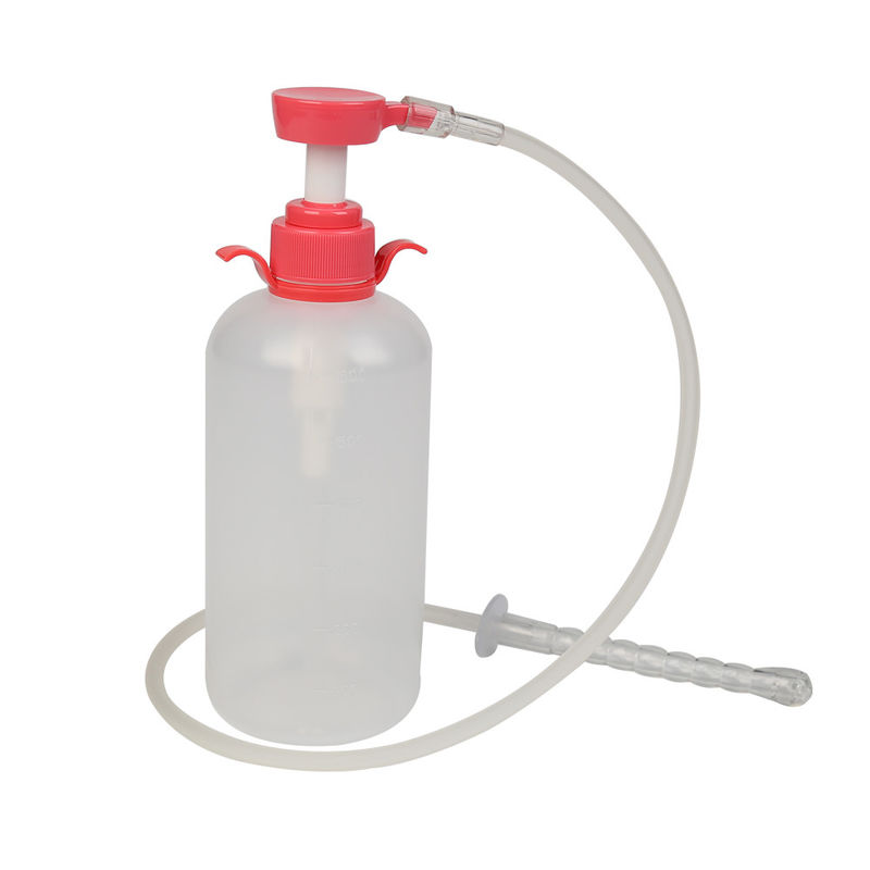 Kit de douche de nettoyage vaginal en PVC PP PE de 300 ml/600 ml pour soins et nettoyage quotidiens répétés