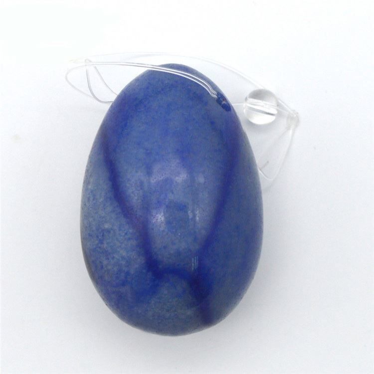 Aventurine bleue Yoni Massage oeufs Art populaire style pour les femmes Kegel renforcement ensemble