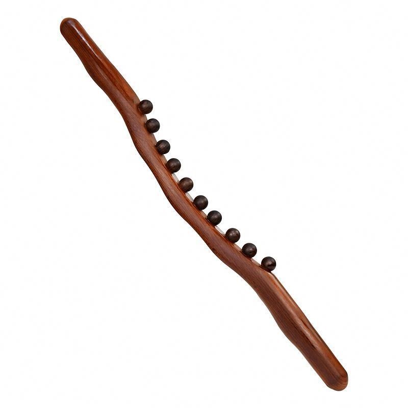 400g/pc bois de hêtre carbonisé corps méridien dragueur bâton de massage en bois Gua Sha grattage outil de massage
