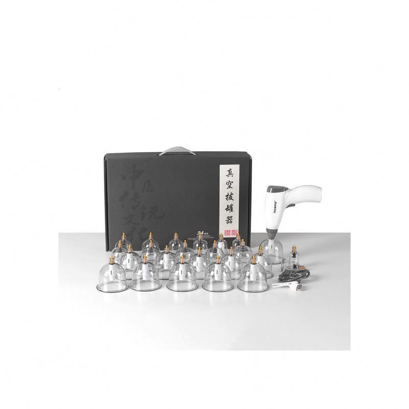 20 pièces électrique de collecteur sous vide pour la thérapie de collecteur de corps manuel outils de gua sha et collecteur d'aspiration en plastique inclus