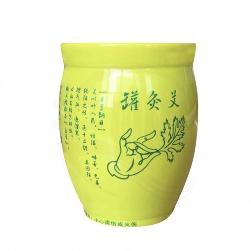Fonction de massage corporel Coupe en céramique portable pour le dragage méridien et le traitement par moxibustion