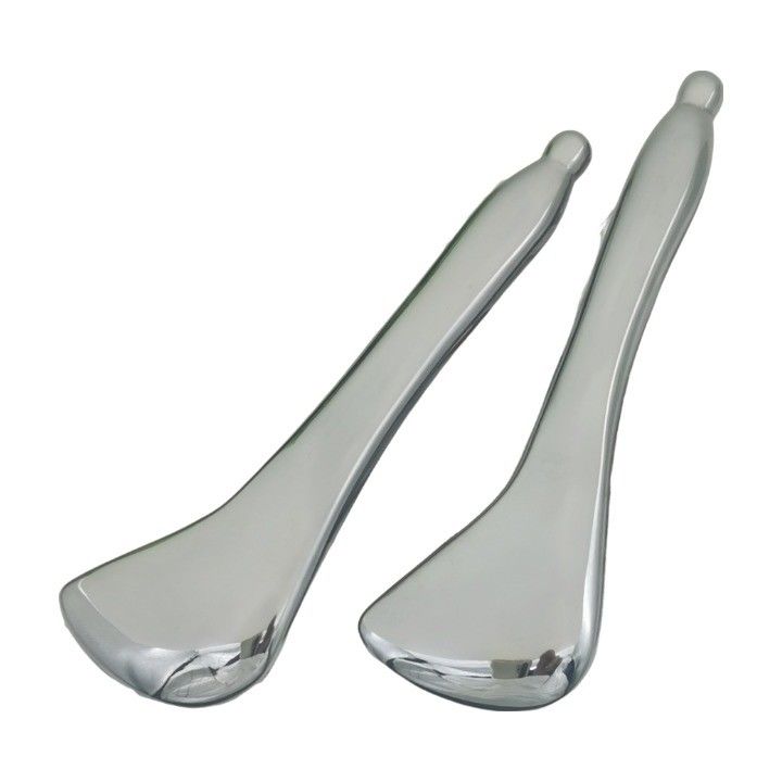 Tableau Gua Sha à double tête Terahertz pour la stimulation des points d'acupuncture et le décapage du méridien facial