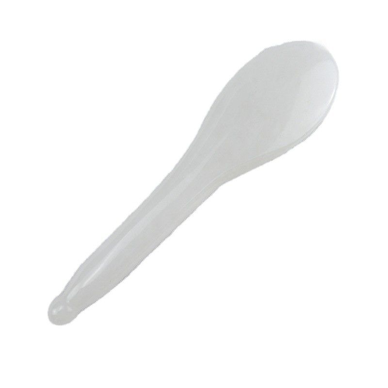 Produit de soins de santé Polie bâtonnet de jade blanc Points d'acupuncture pierre stylo Guasha stylo chinois Massage du visage bâtonnet Gua Sha