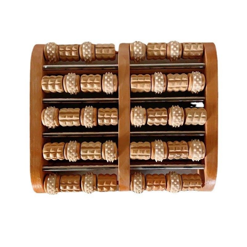 Massageur de corps Masseur de pieds en bois chinois Modèle à rouleaux pour soins de santé Massageur de bain de pieds Massageur de circulation sanguine