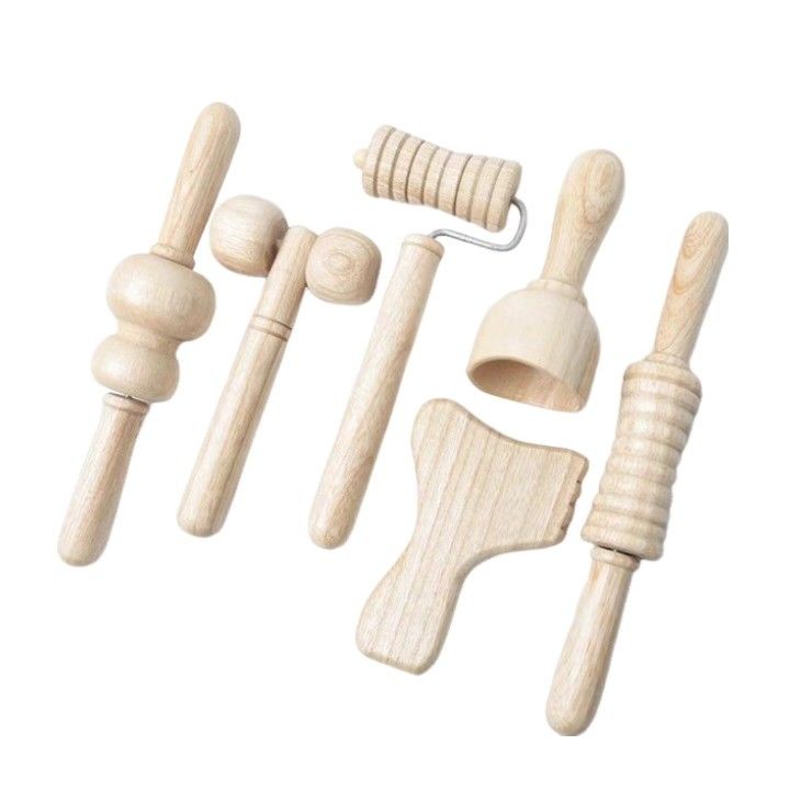 Massage musculaire Équipement de massage corporel Roller à bâton de massage en bois fait à la main pour la maison et les soins musculaires