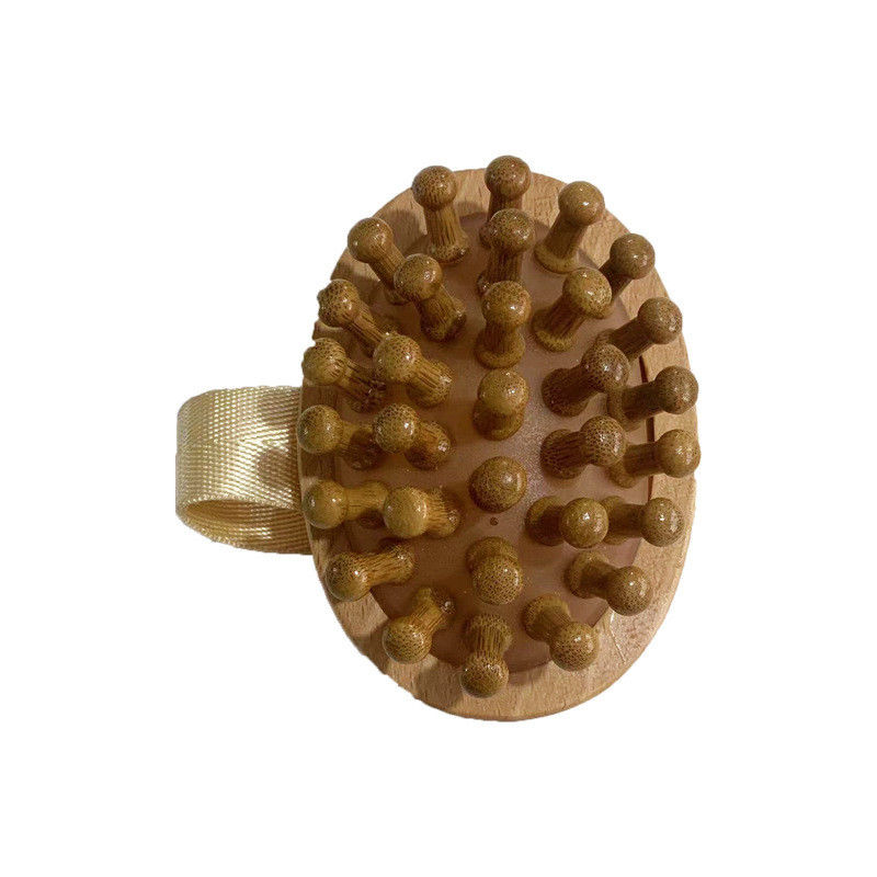Propriétés Équipement de massage de la tête Arrivées 100% de pinceau de bambou pur Massage populaire Coussin d'air en bois de hêtre Large peigne de bouche