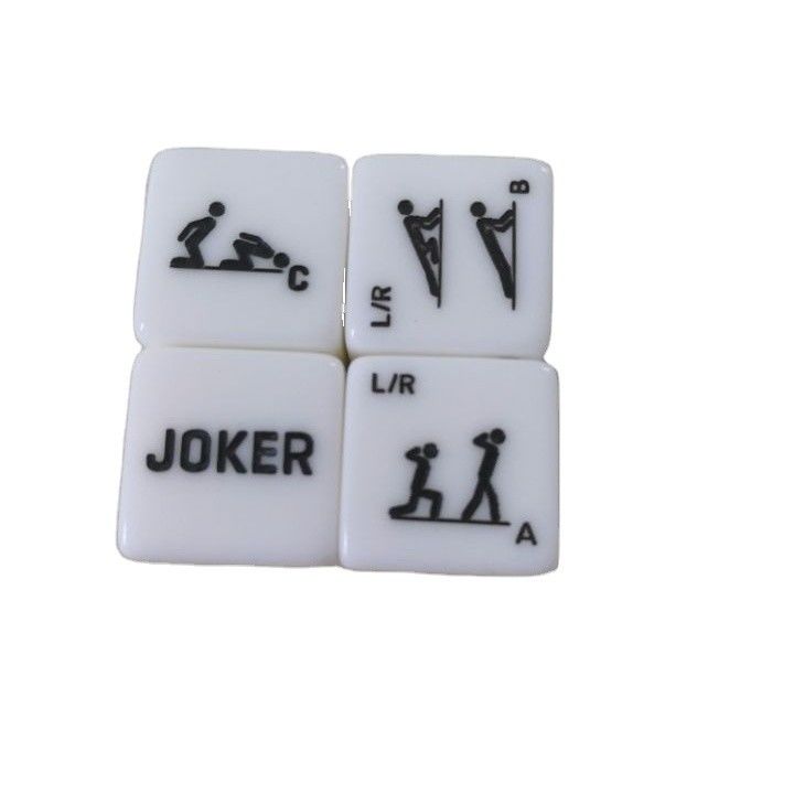 25mm Jade Six Sides Jeu de dés de fitness pour l'entraînement sportif