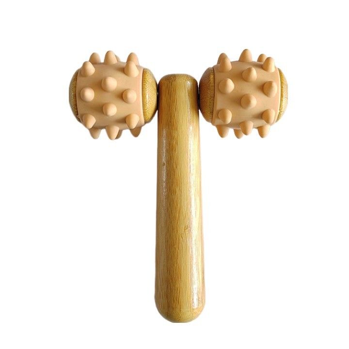 Équipement de massage corporel été 2024 Tendance arrivées Massage à la main Roller Massage oculaire Roller Stick Bois 3D Roller Massager facial