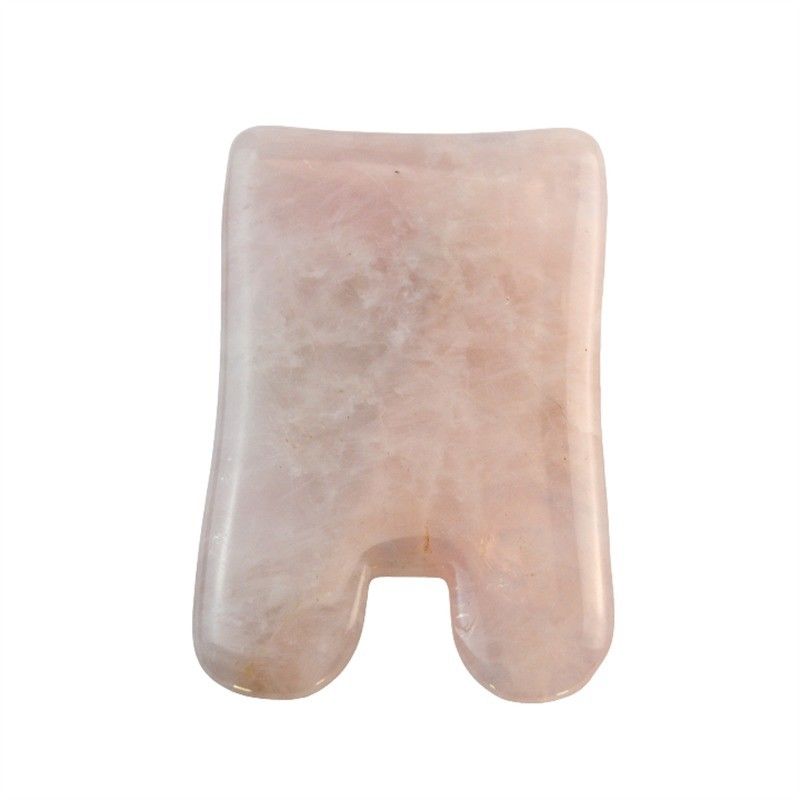 Outil de massage au quartz rose Gua Sha pour les soins de la peau Spa lifting du visage équipement de beauté Massage corporel Logo personnalisé