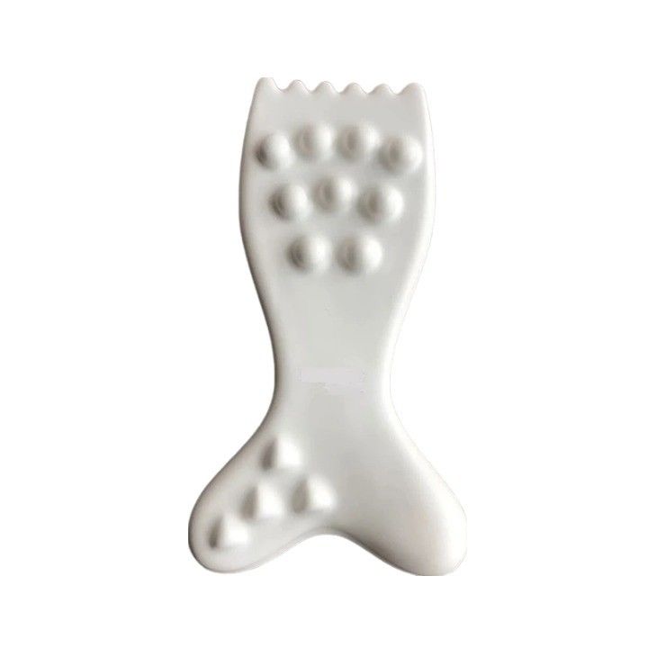 Outil de masseur facial en céramique Gua Sha Logo personnalisé Guasha Board pour la peau du visage et du corps SPA Massage d'acupuncture