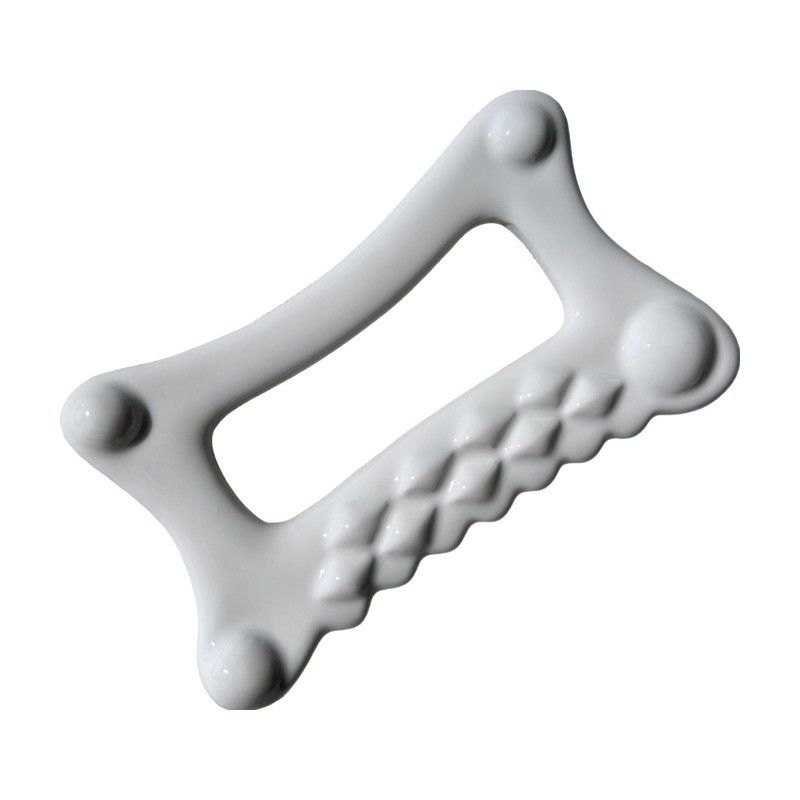 Équipement de massage du corps blanc pour l'outil en céramique Gua Sha Guasha Stone Self Skin Care Spa Lifting du visage