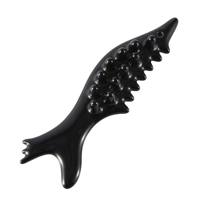 Massageur en céramique en forme de poisson OEM/ODM Accepté pour le visage, les yeux, le cou Relaxation musculaire et réduction des rides