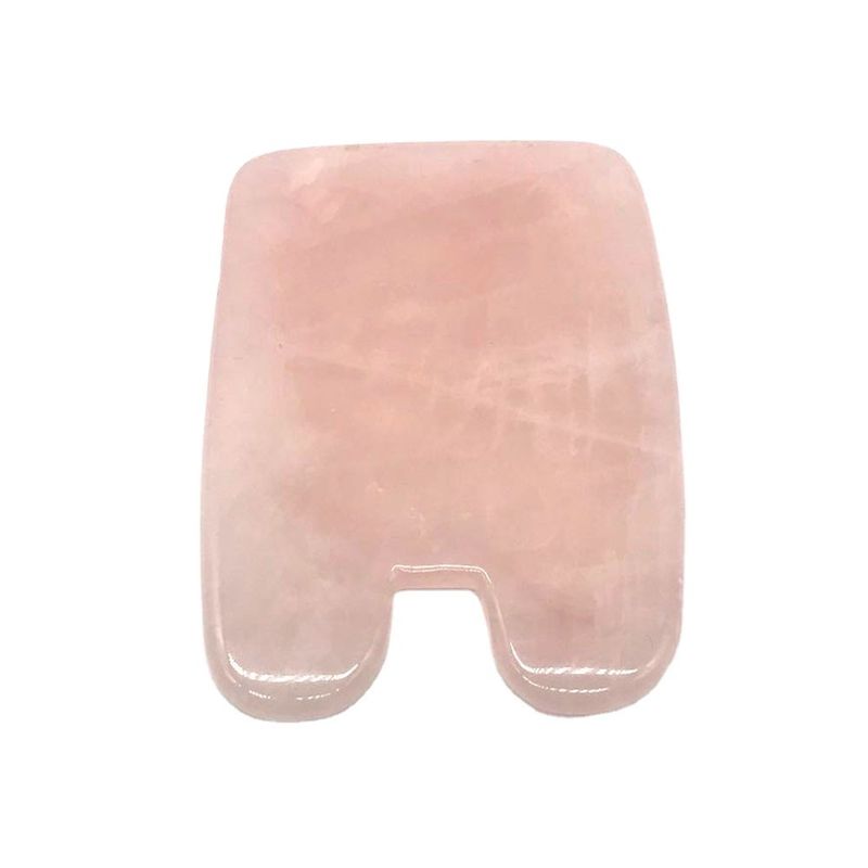 Poussière de cristal de quartz en forme de poisson en forme de rose Guasha Face Gua Sha Outils pour les soins de santé en jade naturel Massage cervical soulagement de la douleur