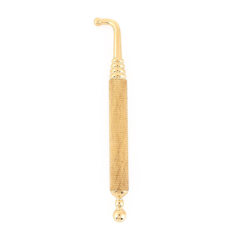 Zone de massage de tout le corps Coude de cuivre de cuivre Manuel Acupression Reflexologie stylo pour masseur de tissu plaqué or