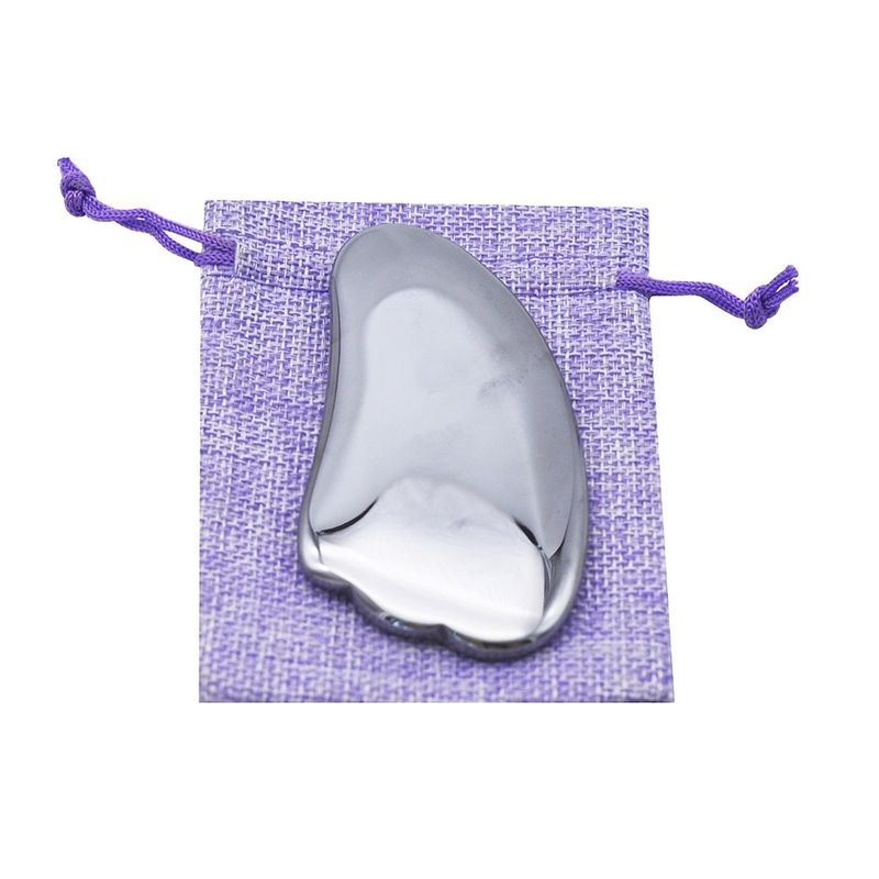 Drainage lymphatique facial Terahertz Outil de massage Gua Sha Lisse et portable pour les hommes Les femmes