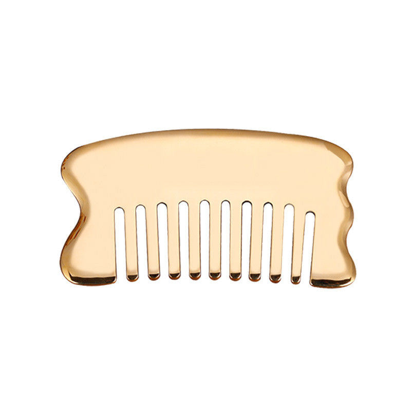 Or Muscles du corps Gua Sha Outil de planche pour le massage du cuir chevelu Peigne Guasha tête de pierre Massageur de cheveux Soins de santé Salon de beauté Outil