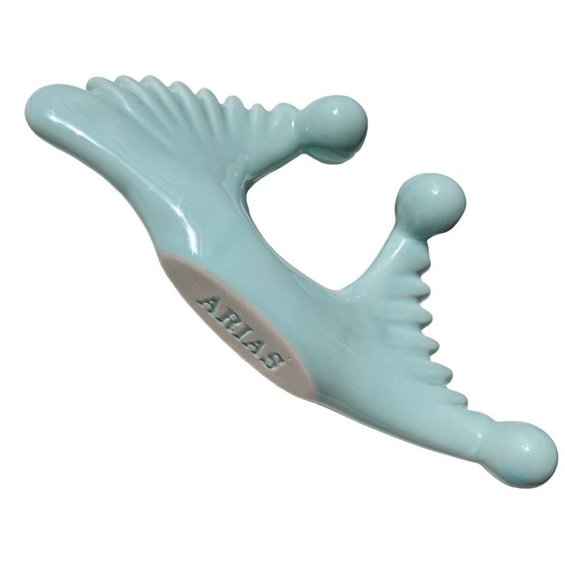 Massage musculaire en céramique Gua Sha Board Machine de thérapie anti-cellulite pour les outils de massage du visage bleu