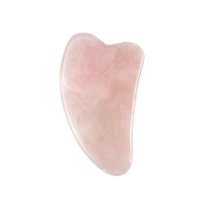 Outil de massage musculaire 2024 Rose Quartz Gua Sha Peau naturelle cristalline Guasha Massageur de beauté pour le lifting du visage et anti-âge