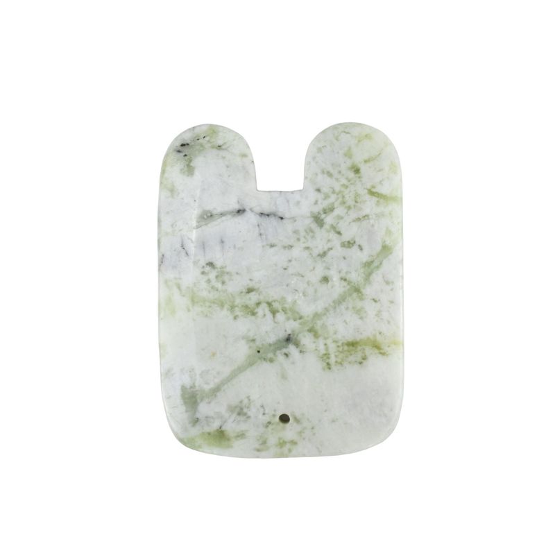 Outil de massage de beauté faciale 2024 en forme de U Natural Xiuyan Jade Gua Sha Scraping Board avec fonction de massage musculaire