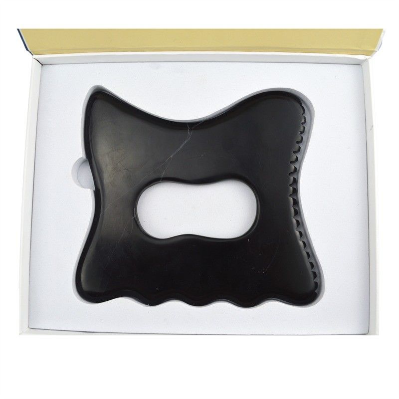 Pierre Bian naturelle Guasha Thérapie Big Gua Sha Stone Label privé Spa Cellulite Outil de grattage du corps pour le massage musculaire