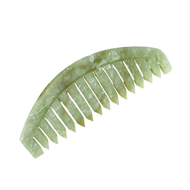 Peigne de massage au Jade Xiuyan pour le Gua Sha