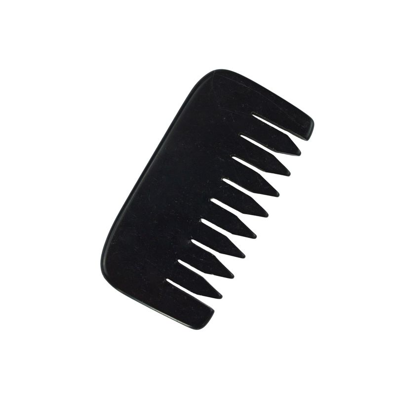 2024 Mini Natural Black Bian Stone Gua Sha Coiffure du cuir chevelu Peigne de massage pour le visage et le corps