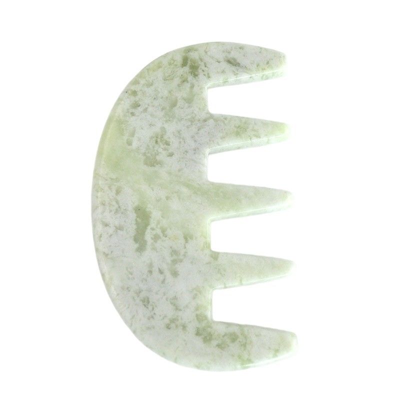 Massage musculaire 100% naturel Xiuyan Jade Gua Sha rasage peigne Guasha pierre Peau Faciale Massage du corps Spa Outil de soin de la peau beauté