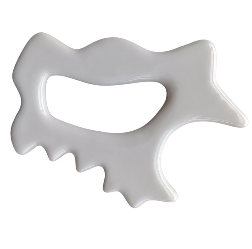 Massage du corps et du visage pour 2024 Outil en céramique Gua Sha Guasha Stone Self Skin Care Spa Face Lifting Body Slimming Scraper
