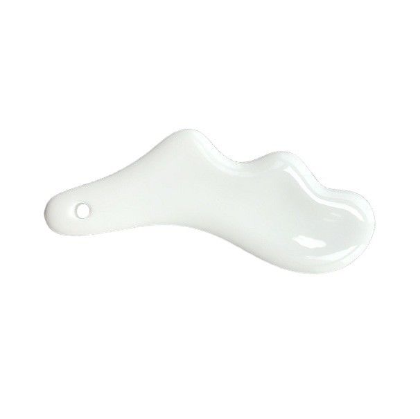 Logo personnalisé Disponibled forme de nuage céramique Gua Sha Stone pour le lifting du visage équipement de beauté