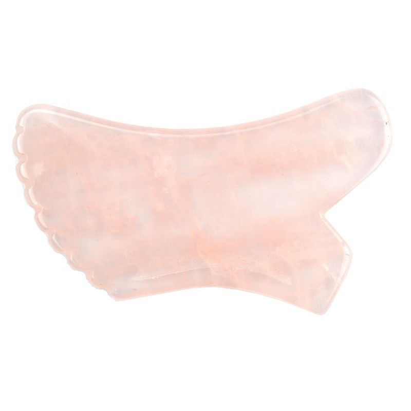 Masseur facial 2024 Rose Quartz Gua Sha Stone pour le corps Propriétés de l'équipement de soins de la peau et du massage corporel