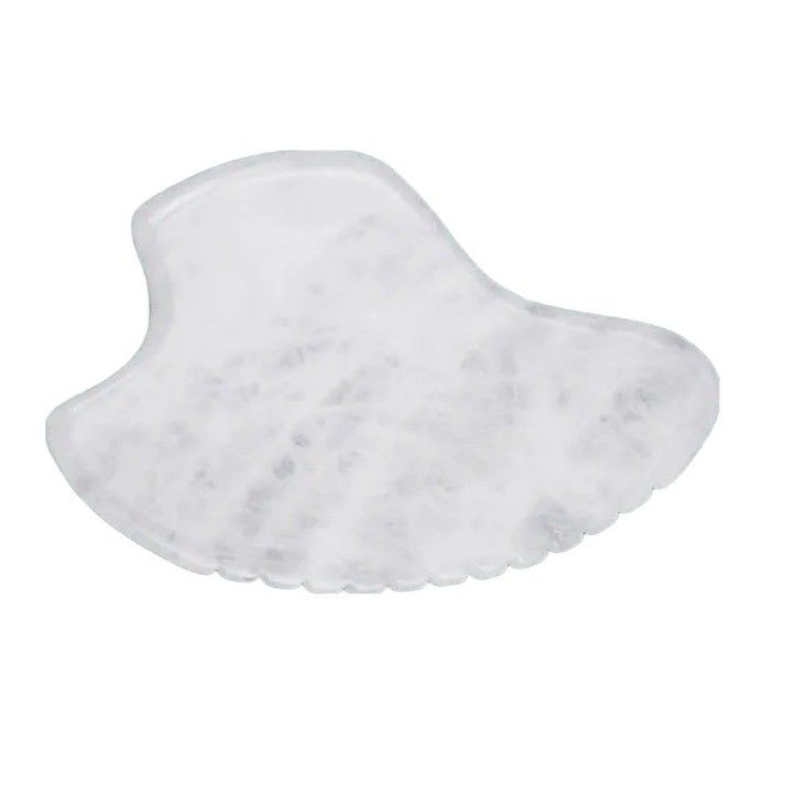 Outil d'auto-soins de la peau Jade Blanche Gua Sha Scraping Tableau de massage pour la fonction de masseur de corps 2024 Produit de tendance