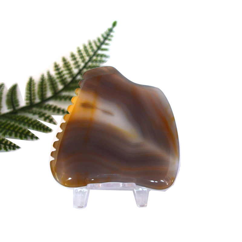 Outils de massage 2024 arrivées Agate naturel Gua Sha Scraping planche de massage pour soulager la fatigue et promouvoir la beauté de la peau