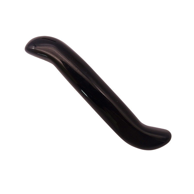 Naturel Obsidienne en forme de S Barbe de massage cristalline de guérison Yoni Barbe de massage Stick pour le rajeunissement du visage et du corps