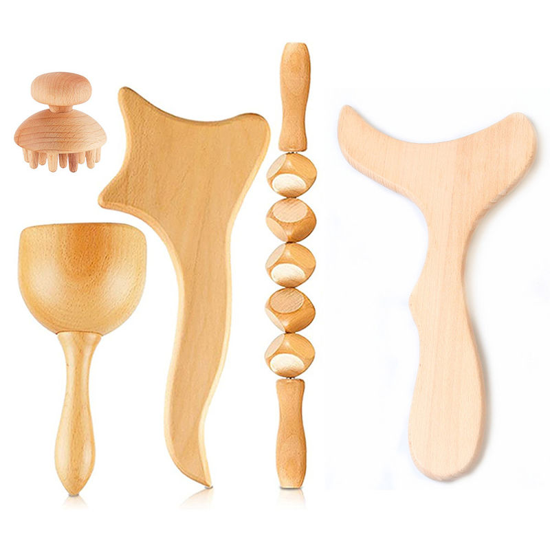 Massageur en bois pour la madérothérapie Anti-cellulite Drainage lymphatique soulagement de la douleur