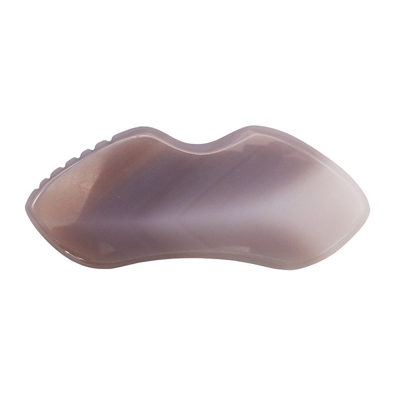 Tableau Gua Sha d' Agate Naturel pour le massage corporel et le traitement du visage dans l' acupuncture SPA