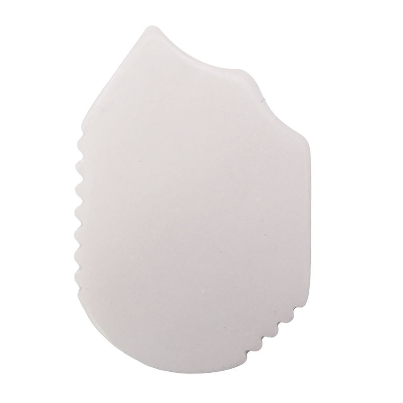 Logo personnalisé Outil de massage Gua Sha Jade Blanc Naturel Plaque de Guasha pour le visage Cou Bracelet Dos Corps Anti-rides Anti-vieillissement