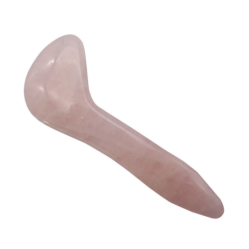 2024 Produit poli technique rose naturel quartz jade Gua Sha outil de massage pour le massage du visage boîte cadeau MOQ 100PCS