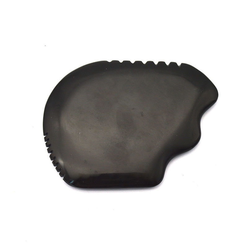 2024 Produit Black Bian Stone Facial Jade Guasha Gua Sha Scraping Massage Outil pour le SPA Massage musculaire du visage relaxant