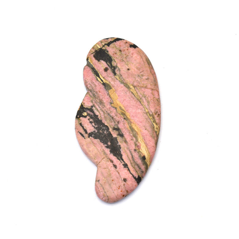 Multi-fonctionnel du visage rose de rhodonite de jade Guasha masseur planche Gua Sha outil de massage pour les soins de santé