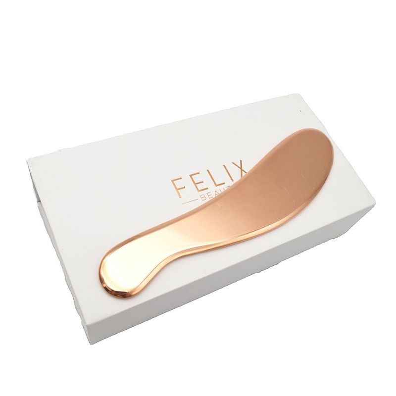 Coupe Guasha Physiothérapie Chiropratique IAS TM Outils métalliques Gua Sha en rose couleur dorée pour la mobilisation des tissus mous