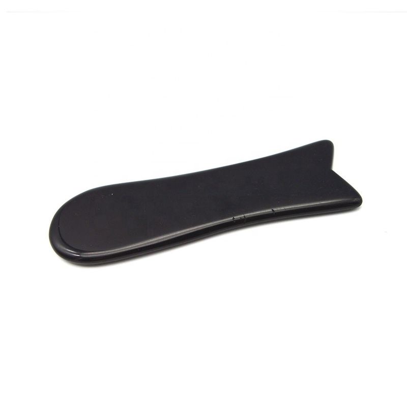 L'outil Gua Sha en obsidienne noire de 115 mm est la solution ultime contre le vieillissement et le rajeunissement du visage.
