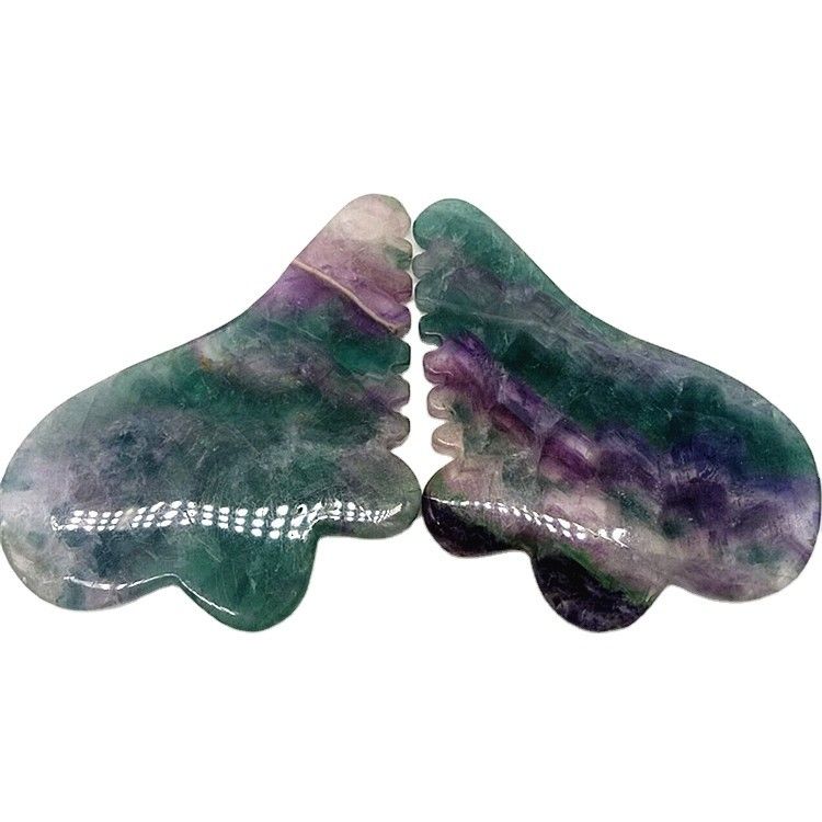 Arrivée de la planche de Gua Sha pour le massage corporel en Jade Fluorite