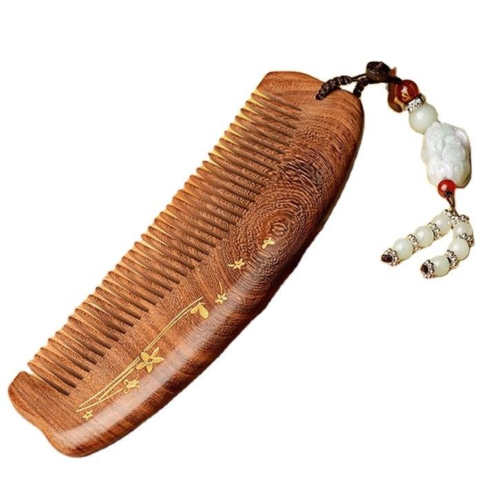 Fonction Coiffure de beauté Peigne en bois Peigne en bois pour les cheveux Beauté de beauté Peigne de salon de coiffure Peigne en bois commun Bois