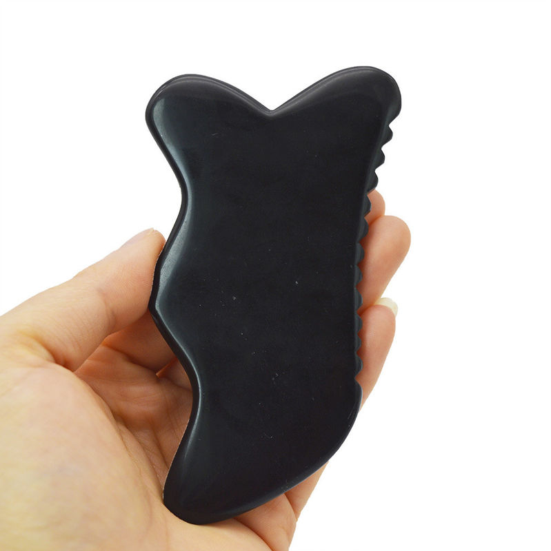 2024 Outil de massage portable Gua Sha 7 bords unique Gua Sha Bian pierre Gua Sha Outil facial Fonction de la tête Massager de soins de santé
