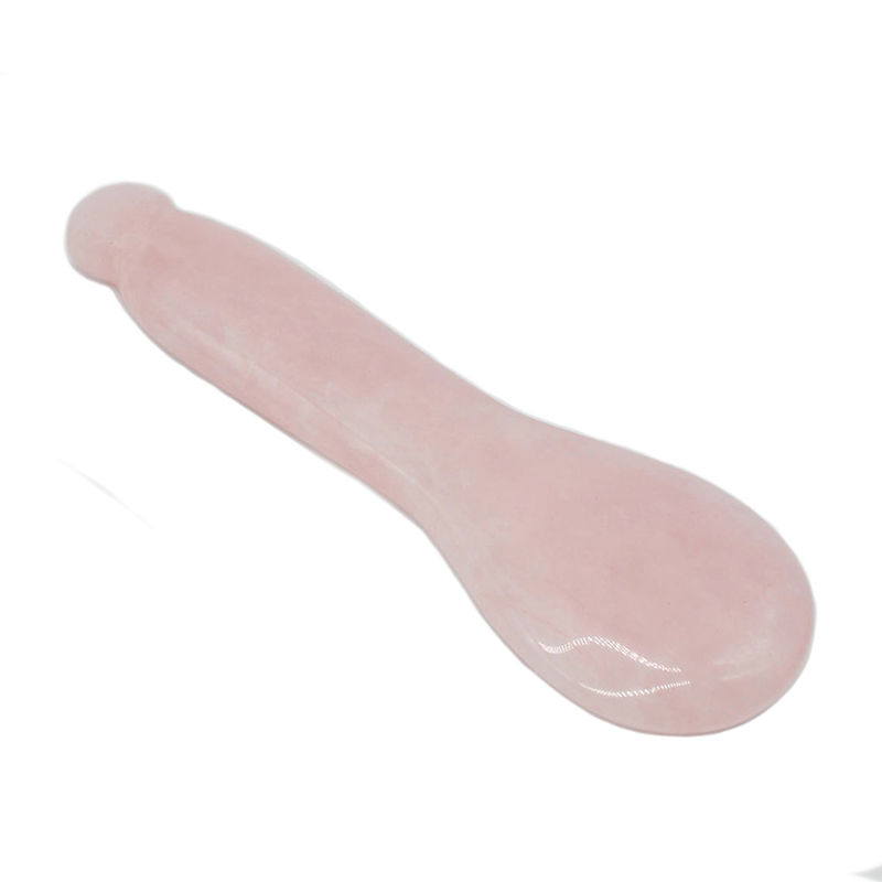2024 Produits en vogue Rose Quartz Stick Stone Gua Sha Pen pour les yeux et le visage